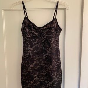 Wilfred Aritzia Black Lace Minidress